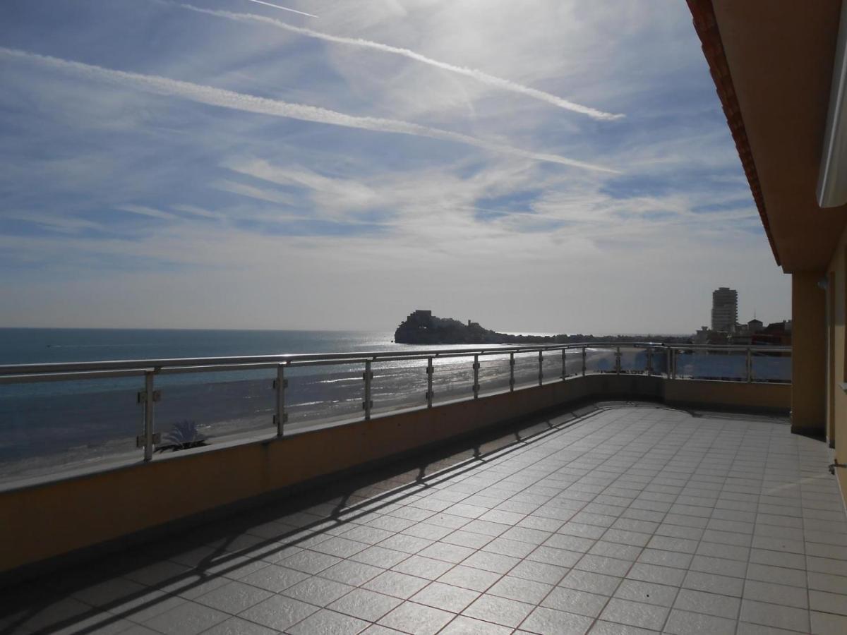 Atico Pompeya Vista Mar Y Castillo Orangecosta Peniscola Bagian luar foto